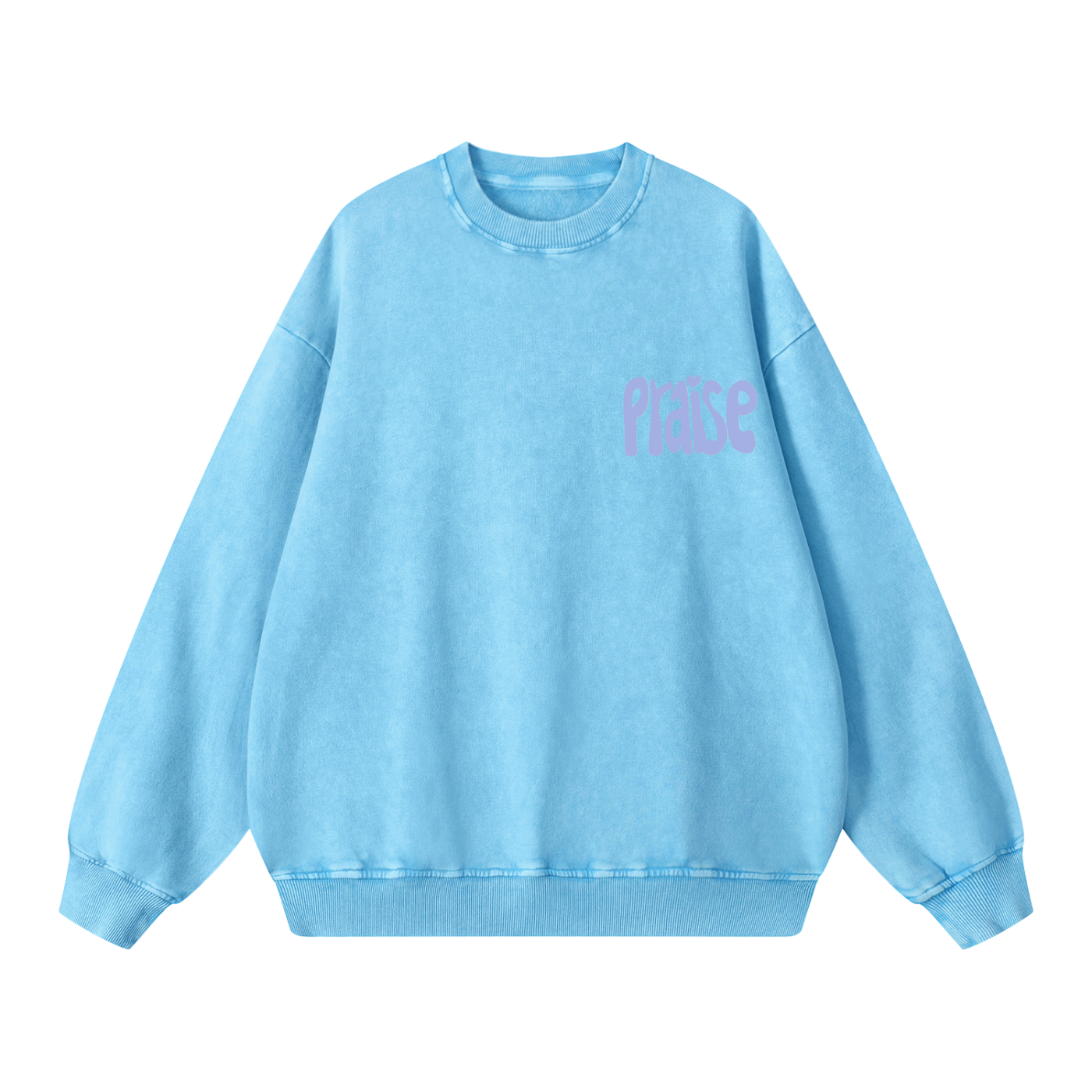 Snow Washed Oversized Sweatshirt