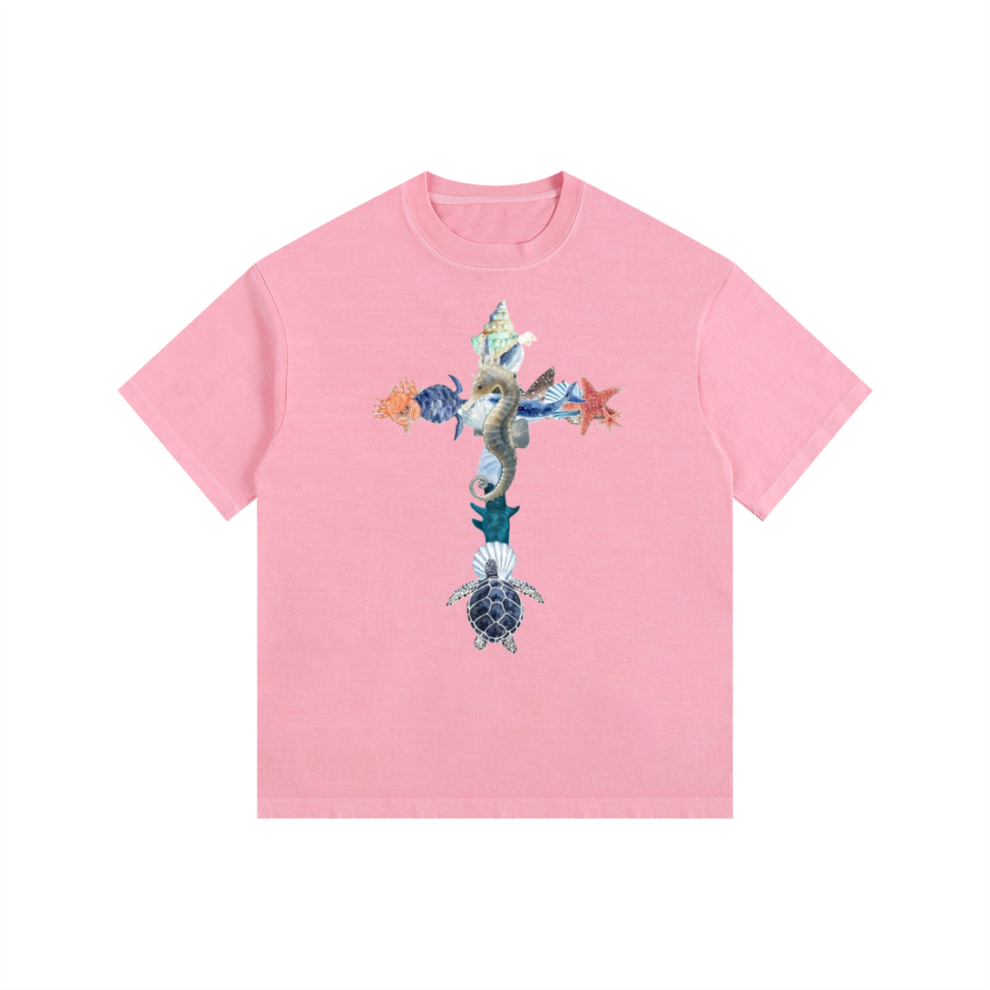 Vintage Washed Oversized Cotton T-Shirt