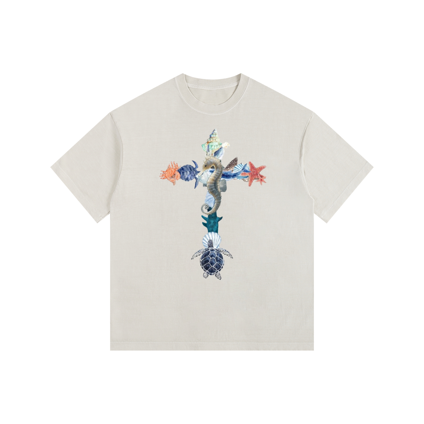 Vintage Washed Oversized Cotton T-Shirt